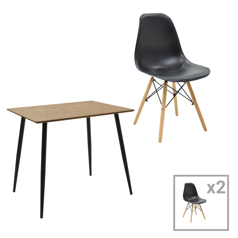 SET CUBA 70X70 MDF