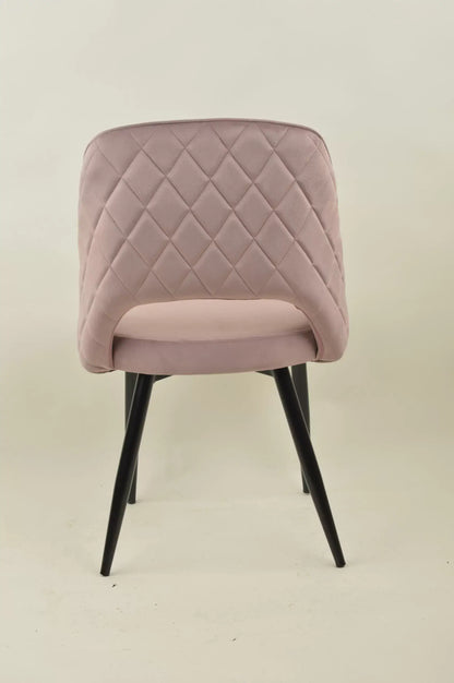 Трапезен стол Мигел розов цвят