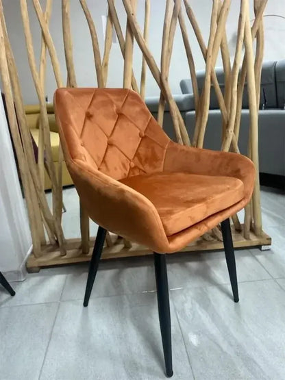 Трапезен стол Никита-керемида цвят кадифе Последни 6 броя