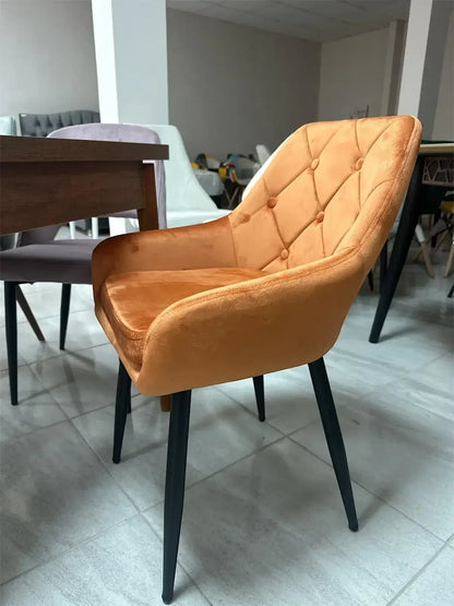 Трапезен стол Никита-керемида цвят кадифе Последни 6 броя