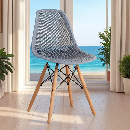 Трапезен стол Лариса сив